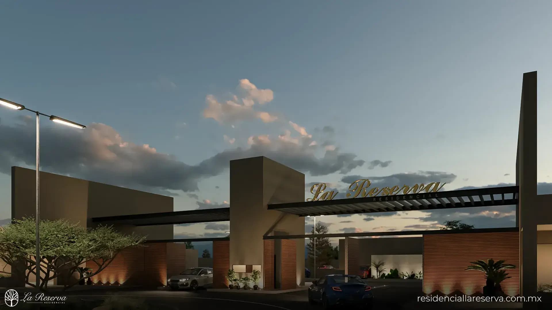 Vista del desarrollo La Reserva en Pachuca