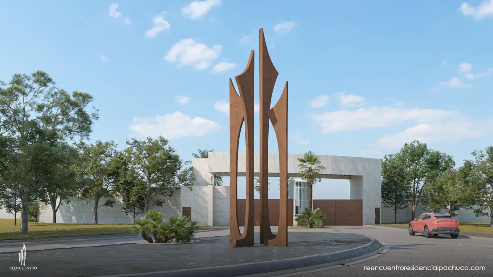 Caseta de acceso en Reencuentro Residencial