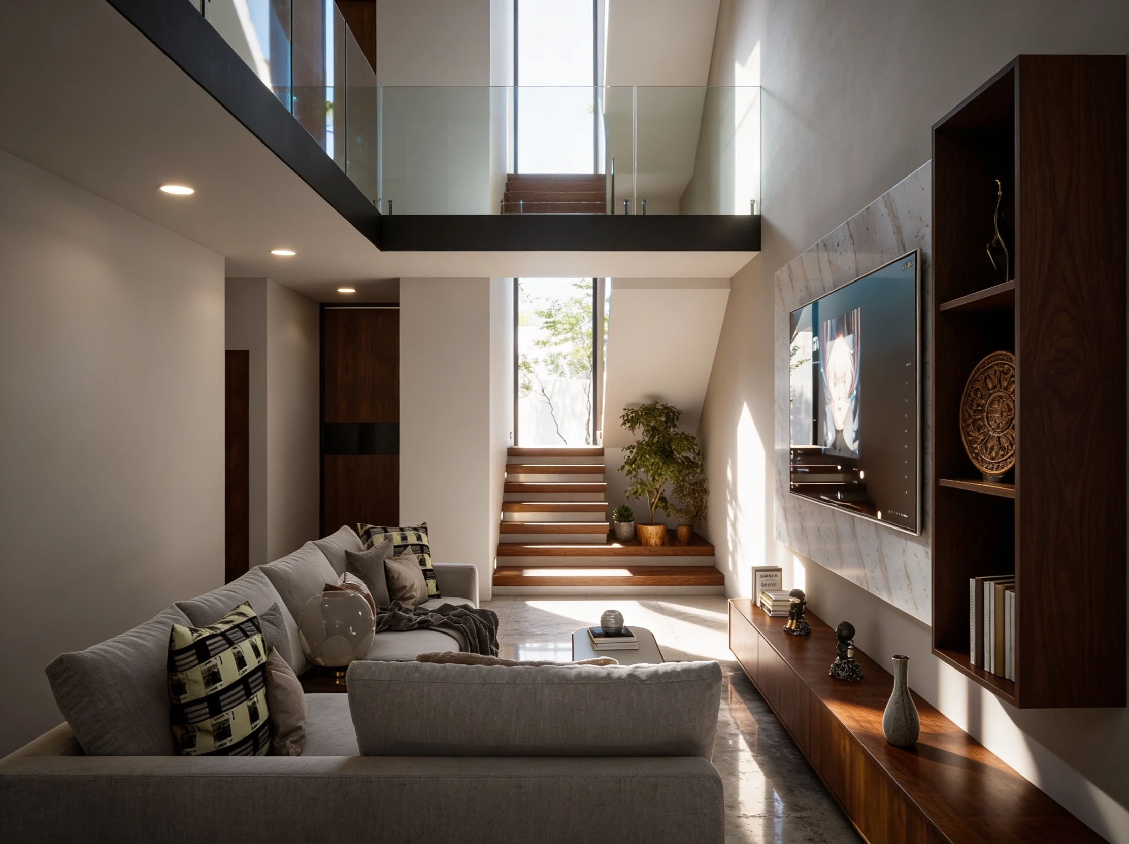 Sala de doble altura · Algia, Colección Gemas en Altara 164