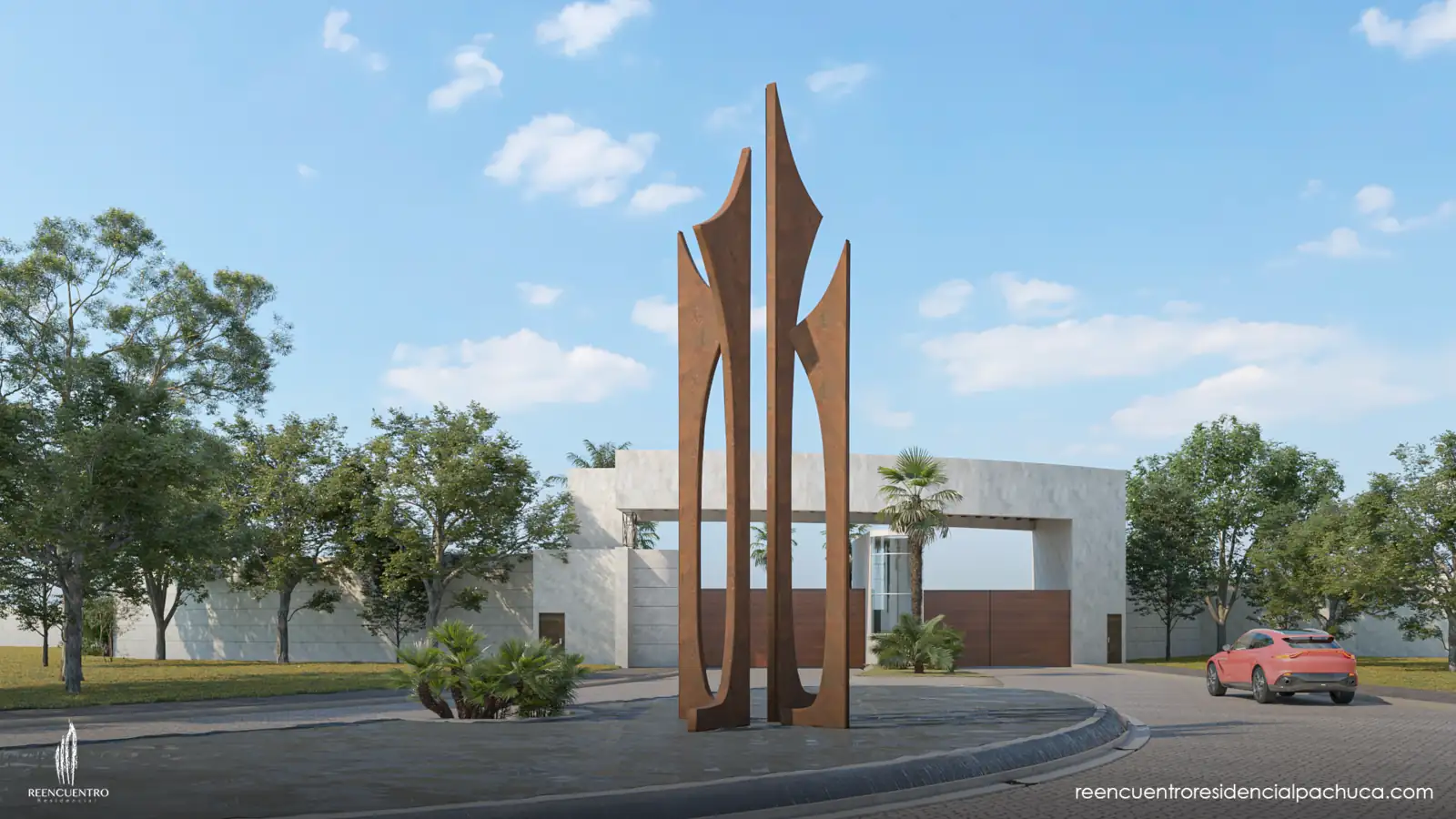 Caseta de acceso en Reencuentro Residencial