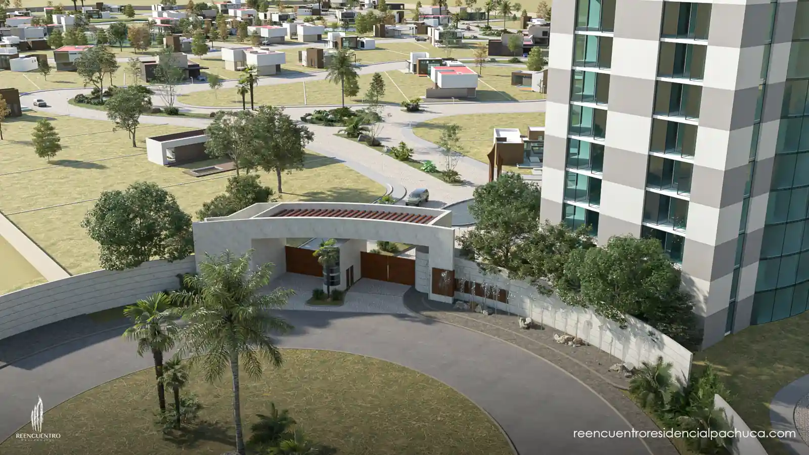 Exterior de Reencuentro Residencial
